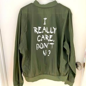 Wildfang social justice bomber jacket